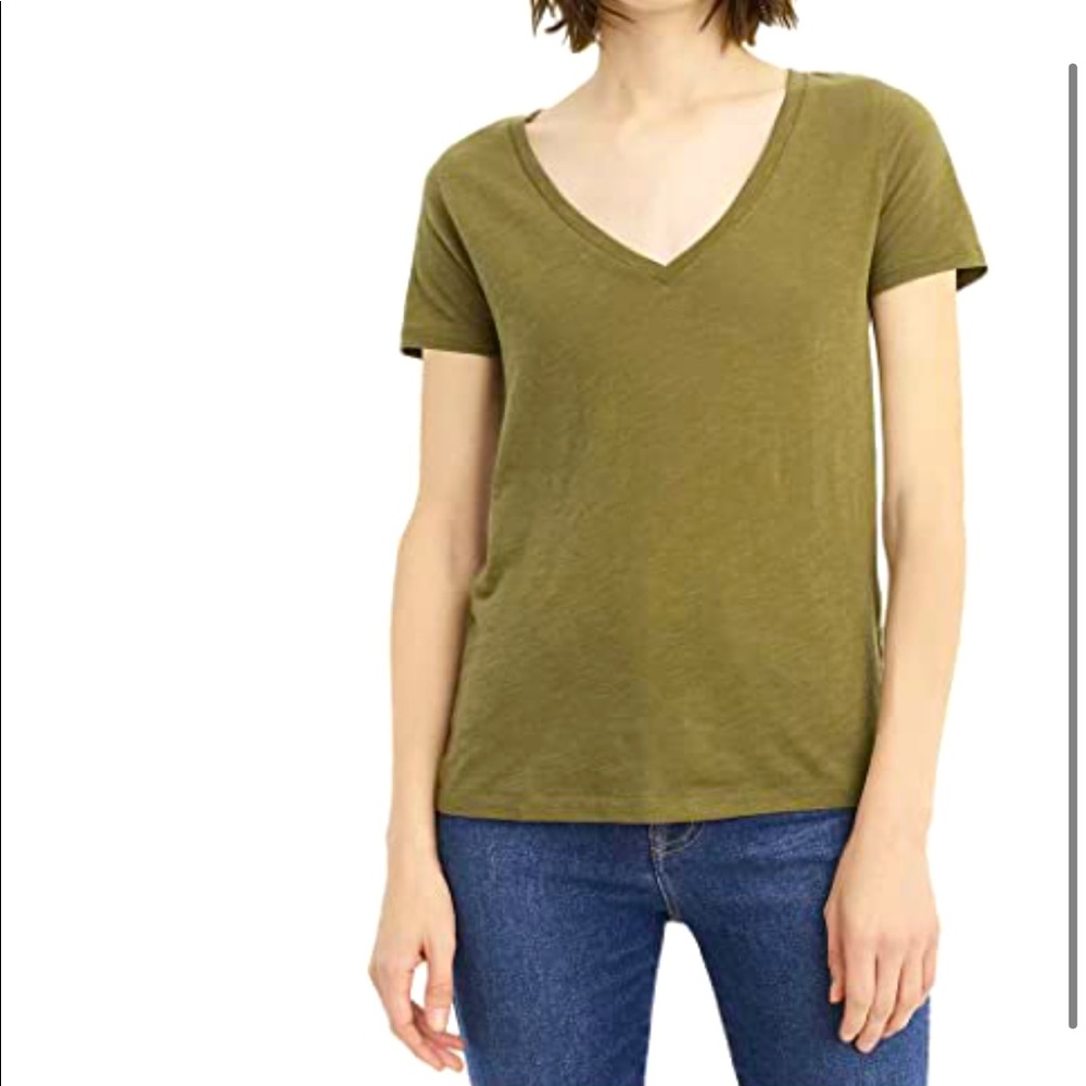 J. Crew V Neck Short Sleeve Tissue Tee